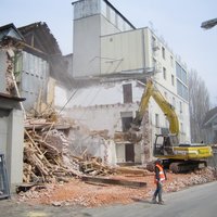 Gebäude wird abgerissen